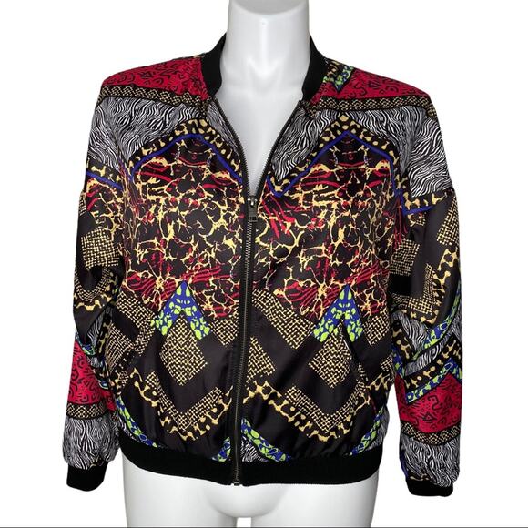 H & M Divided Retro-look  Bomber Jacket - Picture 1 of 7